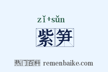 紫笋是什么意思的图片